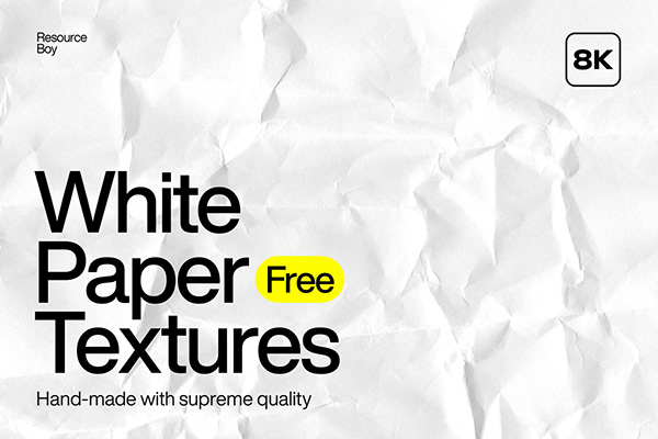 50+ Free White Paper Textures [8K RES]