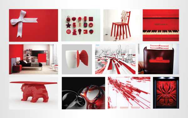 flip  design  branding brand communication visual language  red  square interactive