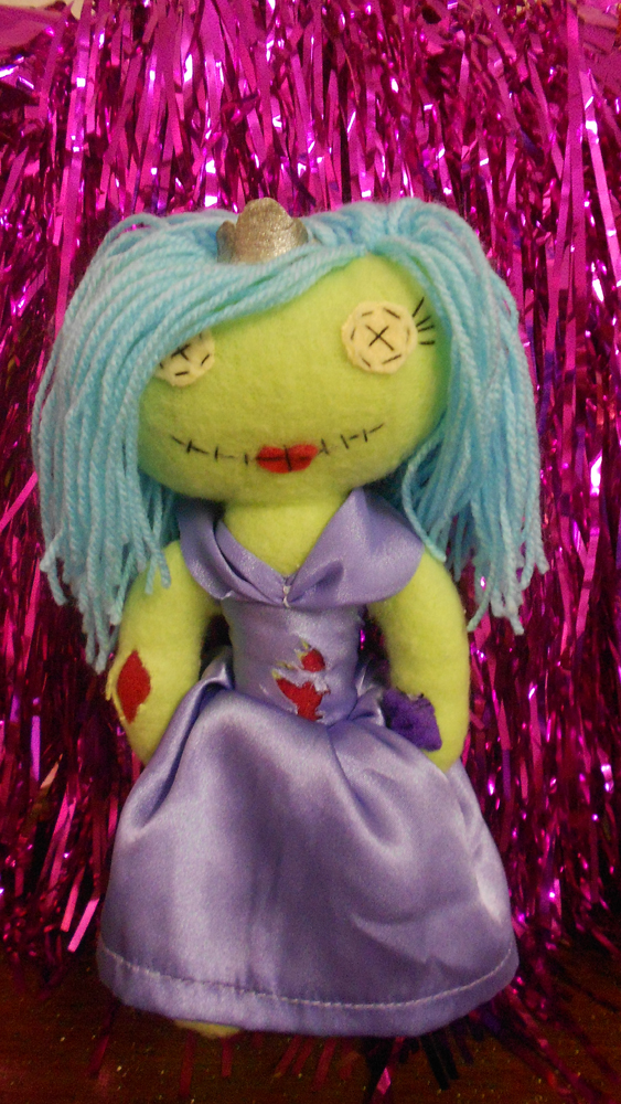 zombie rag doll plush plushie prom