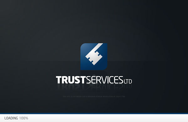 Trust Services LTD. flash animation Flash Development