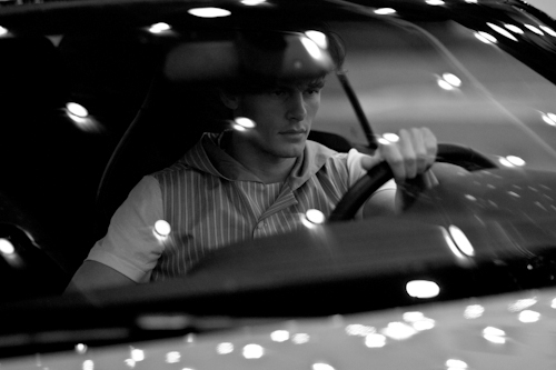 dimitri chris editorial Menswear Toronto Montreal high fashion Audi convertible model male model elmer olsen modelling agency photo series car fancy expensive