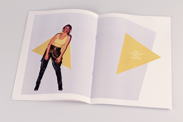 colour block fashion photography Booklet