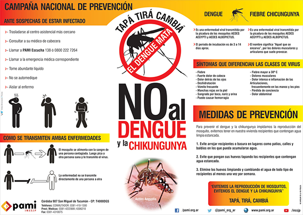 dengue chikungunya PAMI tucuman