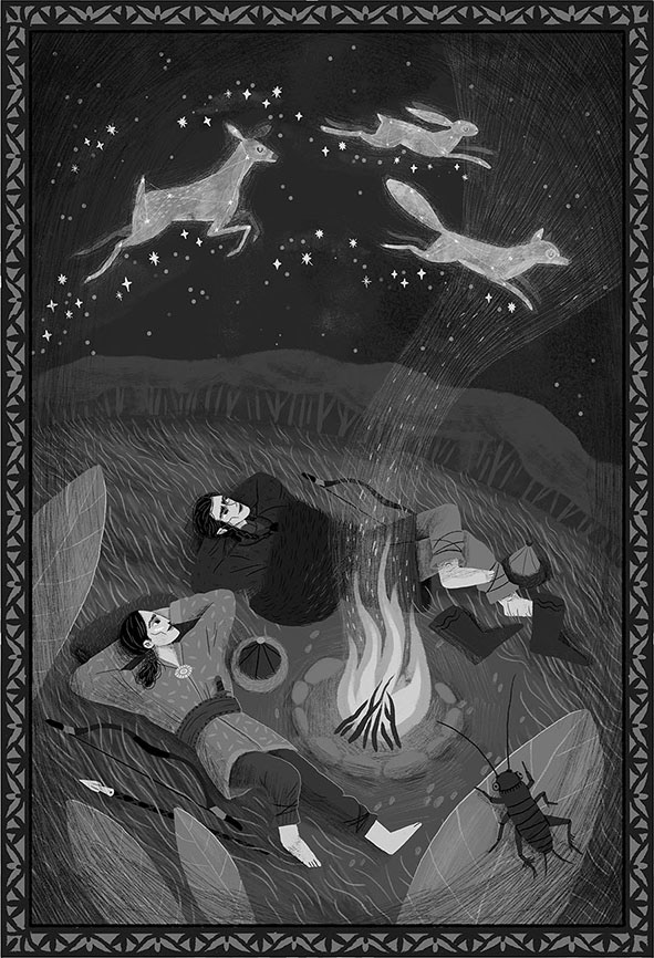 book illustration children's book csodaszarvas devil kidlitart miracle deer mythology pagan taltos Teen Fiction
