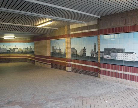 Greenock public art tile