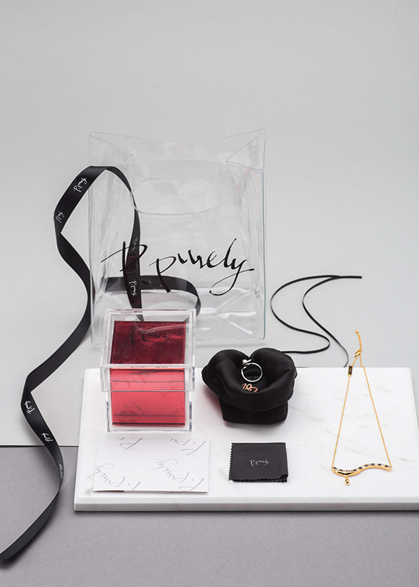 P.Purely jewelry brand/Packaging design