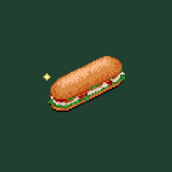 cuisine Food  ILLUSTRATION  J-EIGHT Retro food illustration Pixel art Game Illustration gif