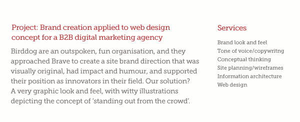 Branding for marketing agency Webdesign website.