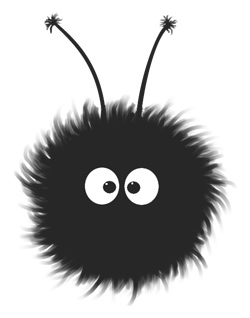 bug creature evil bug cute bug evil flower christmas bug evil flower Christmas cute black hairy fluffy