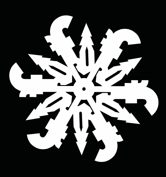 snowflakes snow letters