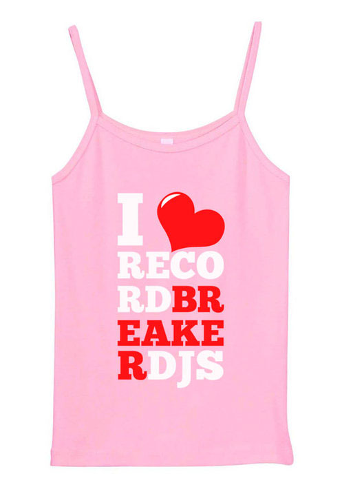 deejay t-shirt tee dj heart Love bills creep silkscreen