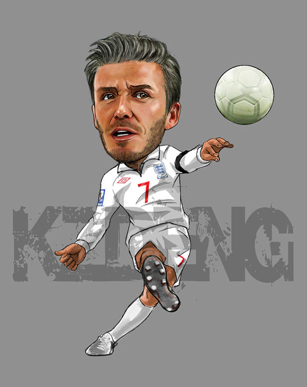 David Beckham on Behance