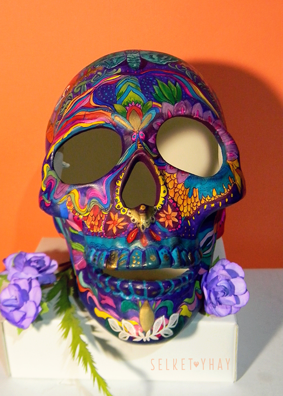 Muerte death dayofthedeath diademuertos Craneo skull colorfull arteobjeto objectart