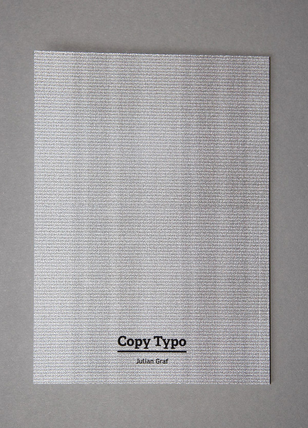 type copy brochure book black print deform experimental