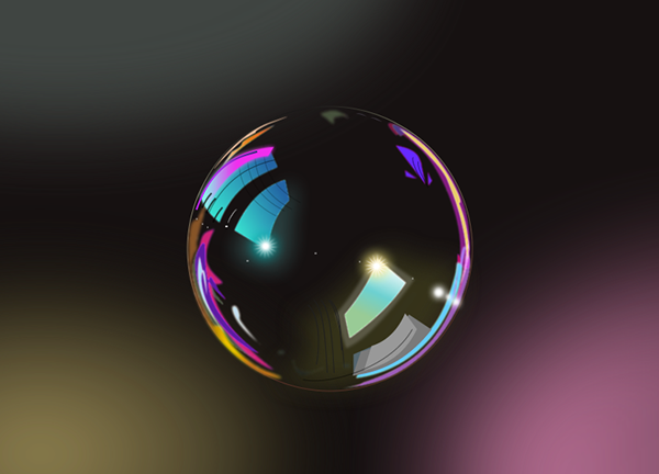 Bubble - 100% Vector - 4 Different Software Comparative