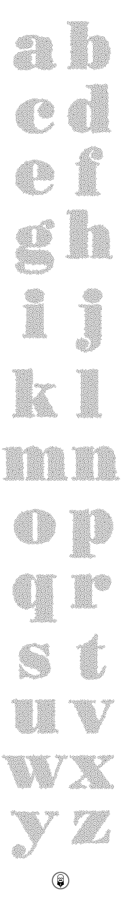 Tiling texture geometry penrose kaos portraits Adam models alphabet optical palette  Mathematics math font