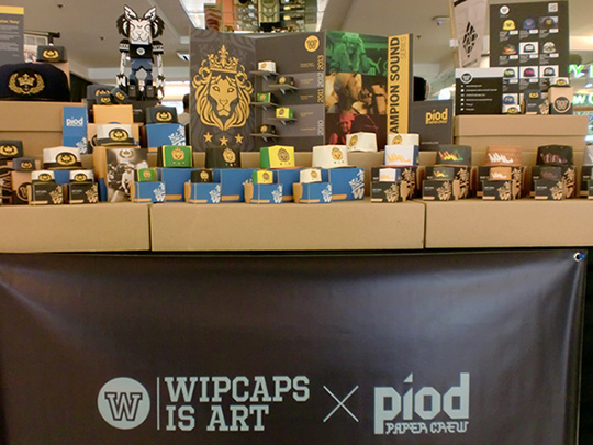 PIOD wipcaps toys snapback snapbackart urbantoys ILLUSTRATION  graphicdesign prints paper toys