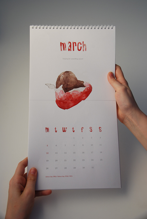 calendar watercolor Calender Calendar 2012 calender 2012 pia ringstad pia b. ringstad pia bjorkedal ringstad pia bjørkedal ringstad HPR diet Fruit vegetable junk junk food