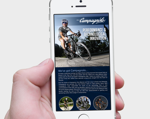 Campagnolo Email newsletter Bike cycle