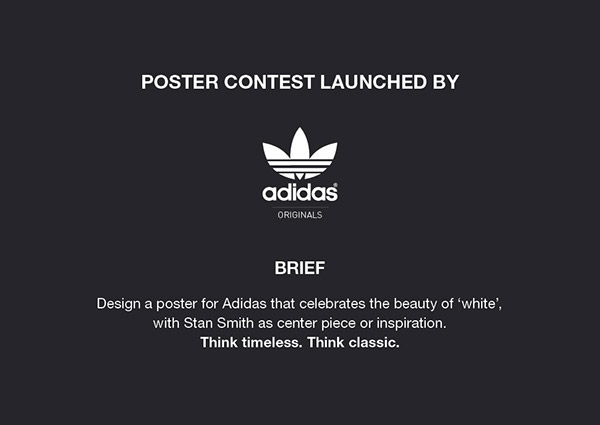 Adidas shoe poster on Behance