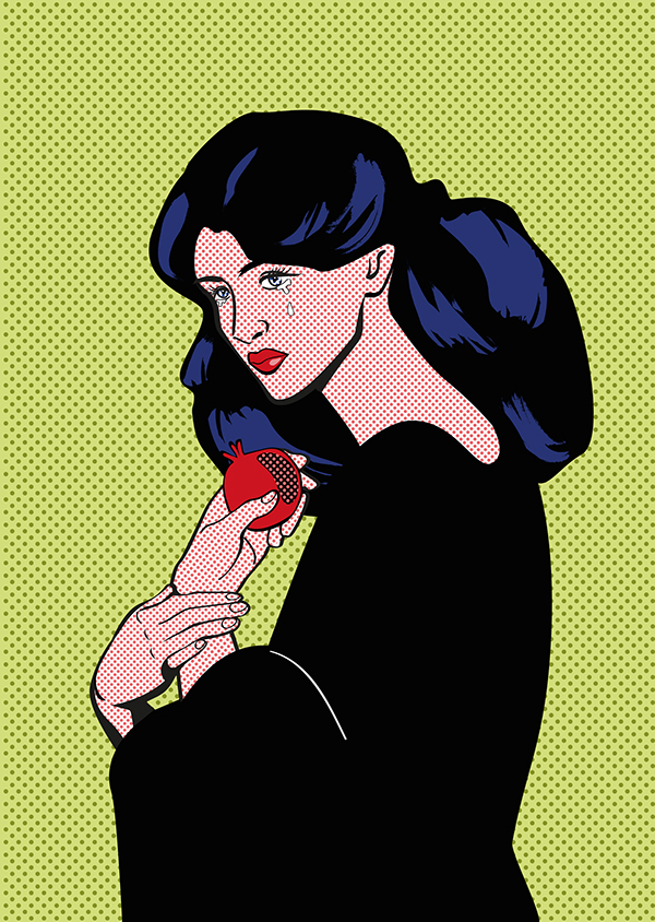 lichtenstein поп-арт girl Pop Art poster