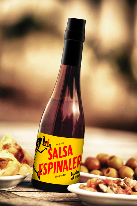 redesign salsa vermut SalsaEspinaler ilustacion catalan RESTYLING sauce