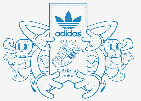 Alergia multitud Un evento If..." Adidas Originals Vector Art on Behance
