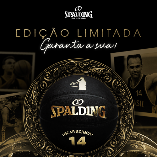 Bola de Basquete Spalding Oscar Schmidt - Edição Limitada