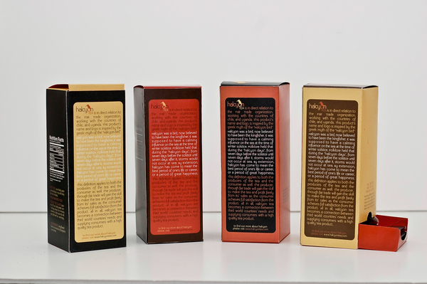 Adobe Portfolio Tea Packaging identity and branding package design  halcyon