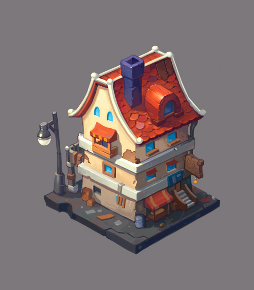Old house on Behance