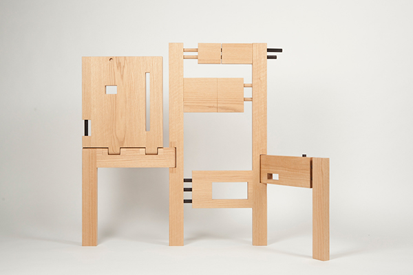 chair eco furniture wood craft seat japan ikebana tradition