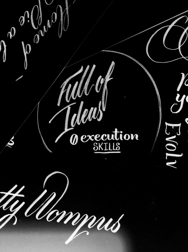 lettering brush lettering type tombow Script cursive copperplate sketching letter design HAND LETTERING gif