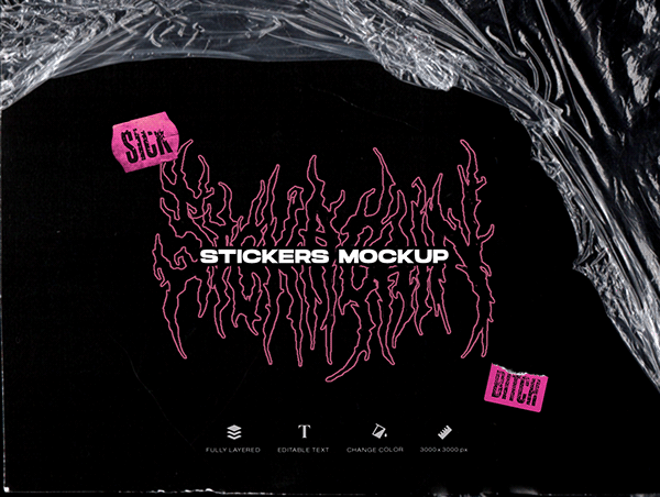 NEW stickers mock up