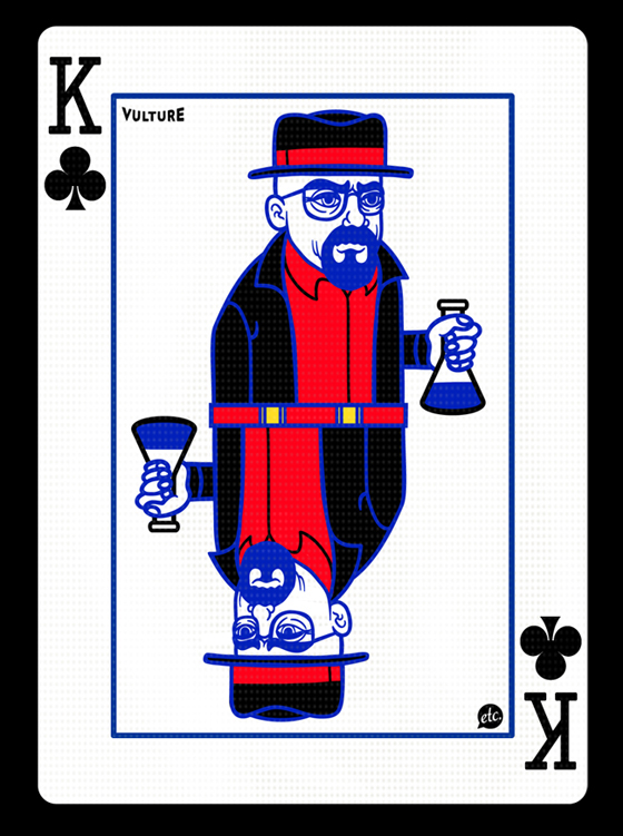 breaking bad  television pop culture  fan art vector art Playing Cards