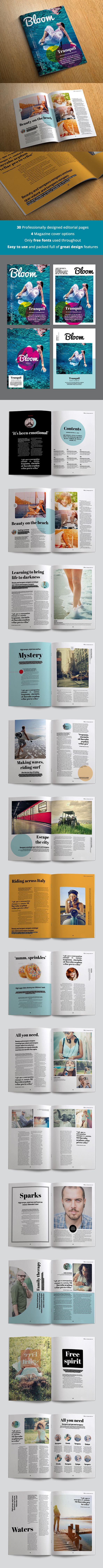 Magazine design Page Layouts magazine editorial print Publications