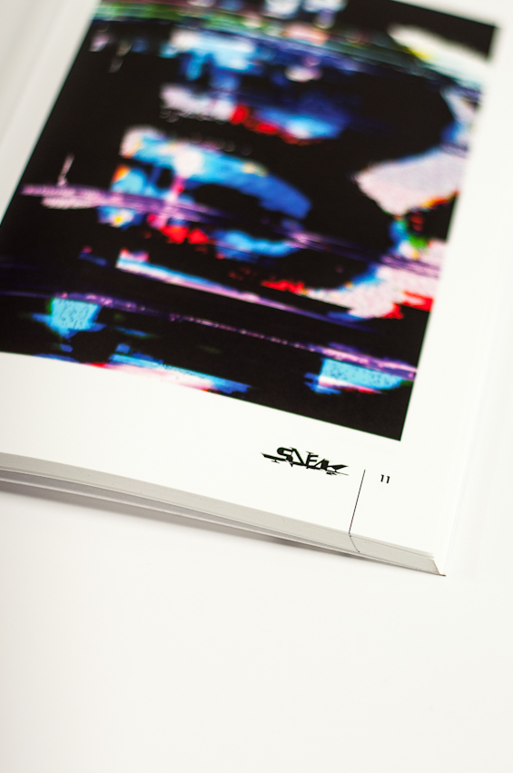 Glitch art Databend databending Datamoshing print design book editorial
