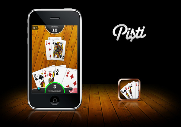 iphone pisti game iphone app GUI Interface