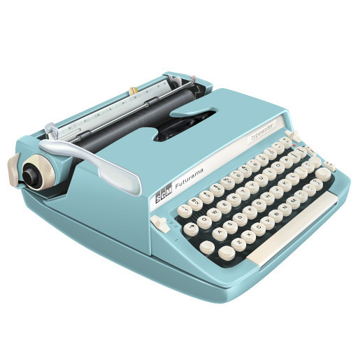 typewriter highly detailed Icon keyboard usb-typewriter usb-keyboard