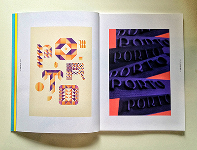 porto  Typo  typographic gradient pattern  tiles  Portugal  design  Illustration  shop  exhibition poster  graphic design  take away