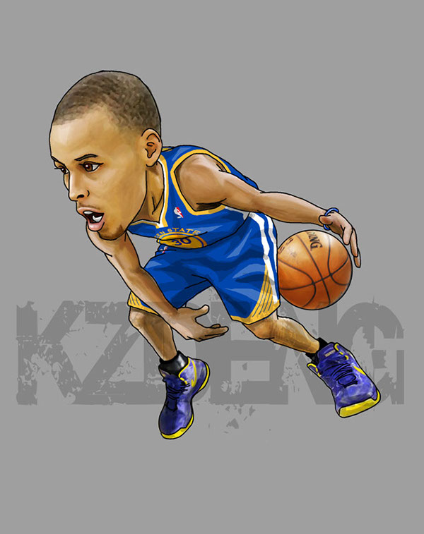 Stephen Curry on Behance