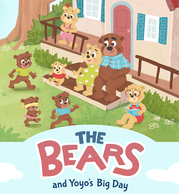 Bears. Children's book illustrations