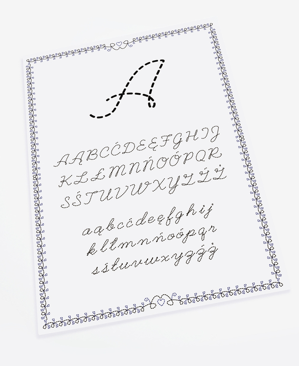 typo Embroidery font