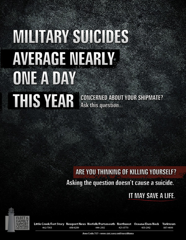 suicide awareness suicide prevention Military