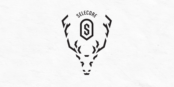 logo pointing outside inside Finnish finland arrows arrow cross strong modern White black Space  negative negative space export Import core selected selecore type Custom reindeer horns letter business card card business ambigram mark elegant process design