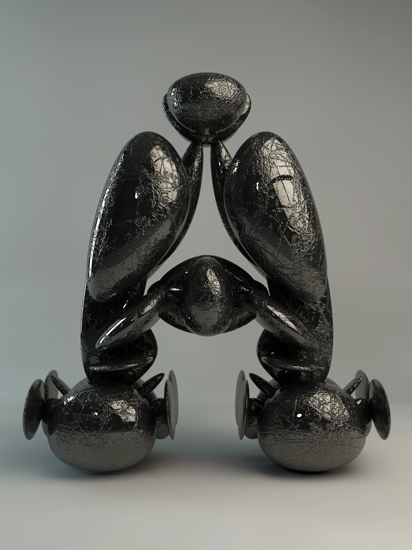 Txaber sculpture black