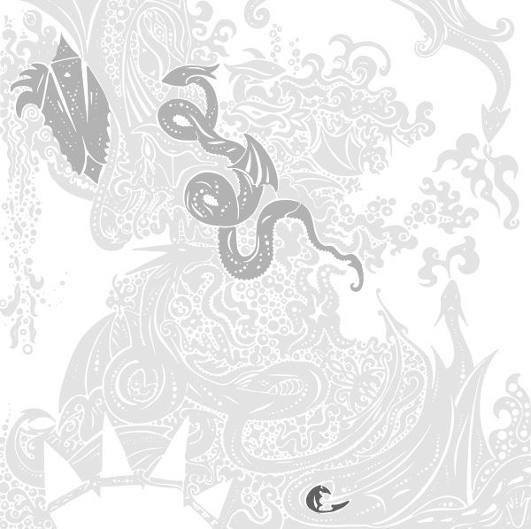 dragon black and white freestyle  freehand   drawing graphic