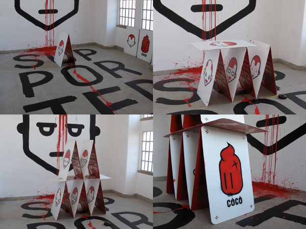 bruno roda Lisbon Portugal pop up nomads Nomadas Urban cards Castle supporters installation
