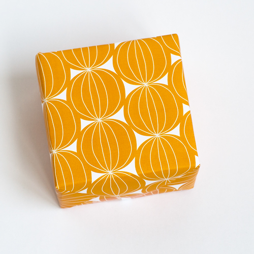 pumpkin orange Wrap Wrapping paper pattern
