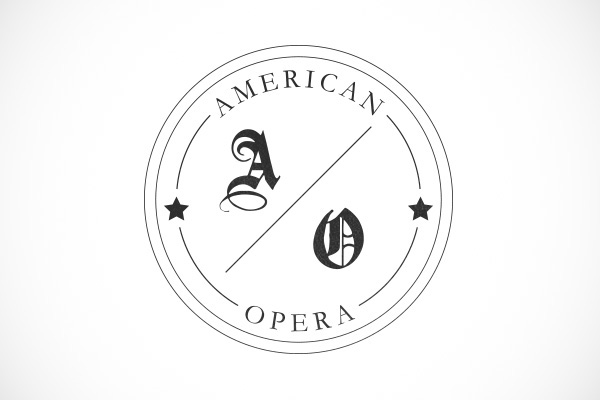 American Opera logo identity