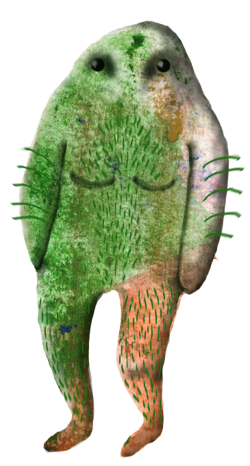maevenorton monsters creatures watercolor mixedmedia digital pratt